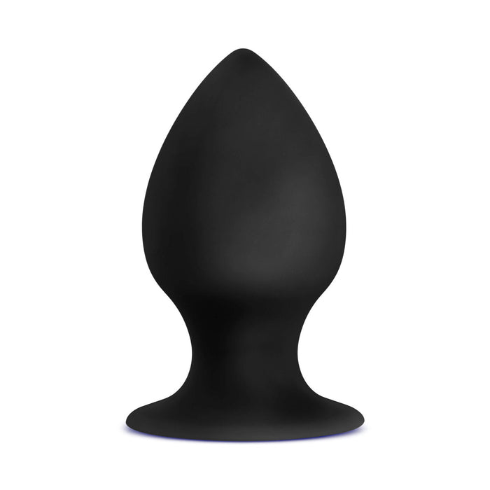 Adult Sex Toys 3" Long Black Silicone With Suction Cup Base Beginner's Anal Butt Plug