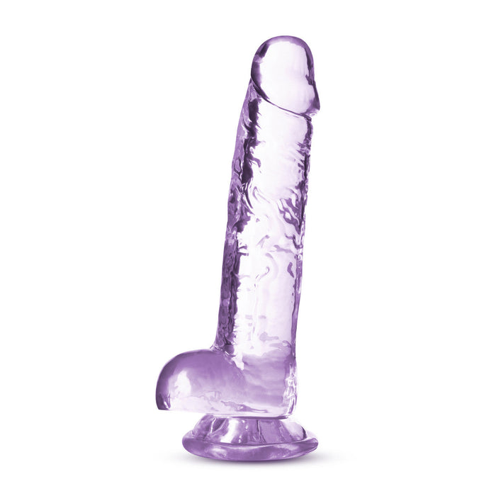 Eden 7" Long G Spot Dildo With Balls & Suction Cup Base