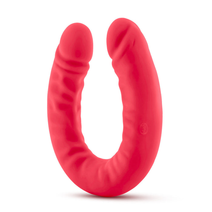 Eden 18" Long Red Silicone U-Shaped Double Sided Dildo