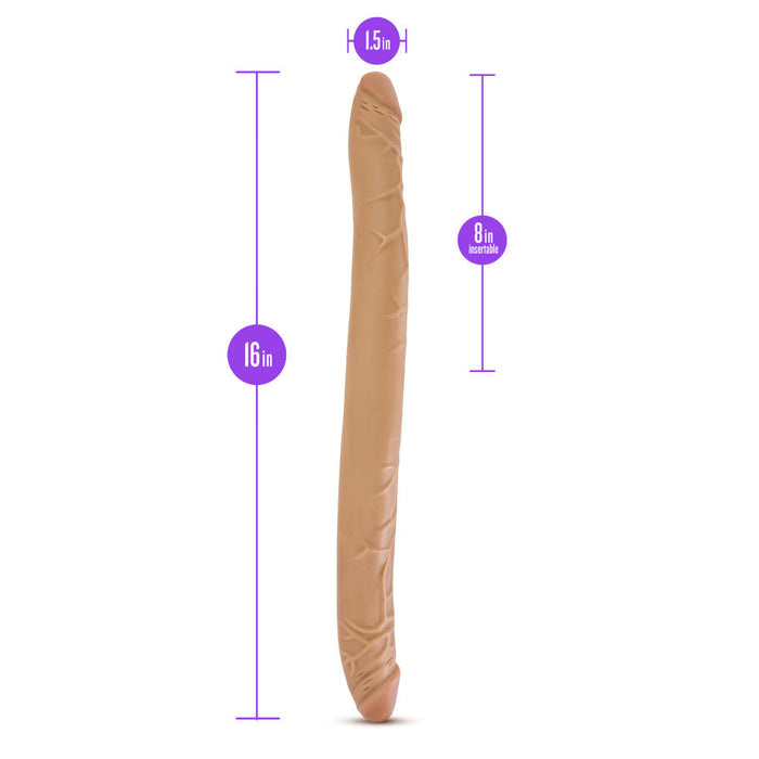 Eden 16" Long Realistic Double Sided Dildo