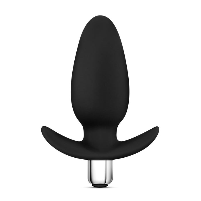 Adult Sex Toys 4.5" Long Black Silicone 10 Mode Anal Butt Plug