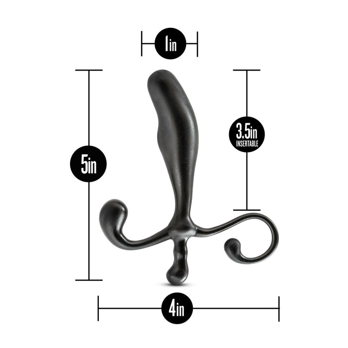 Eden 5" Long Black Anal Butt Plug