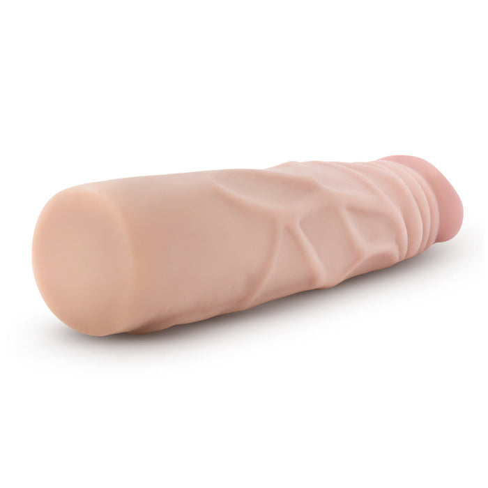 Eden 7" Long Beige G Spot Realistic Vibrating Dildo