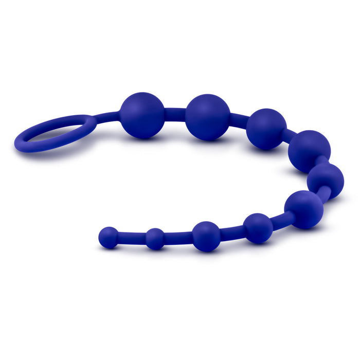 Eden 12.5" Long Purple Silicone Anal Beads