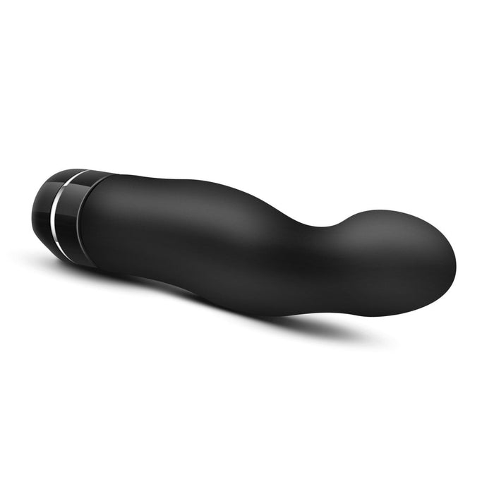 Eden 8" Long Ridged Black Silicone Waterproof G Spot Vibrator