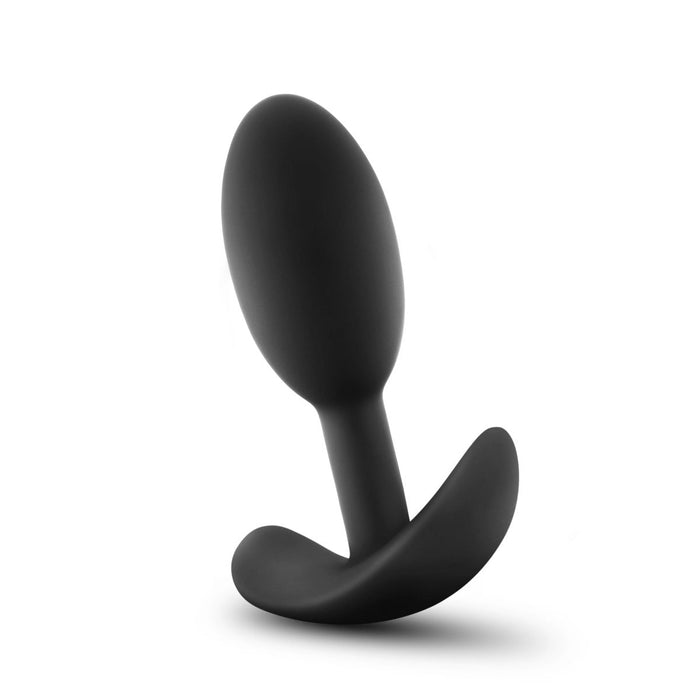 Eden 3.5" Long Black Silicone Motion Activated Anal Butt Plug