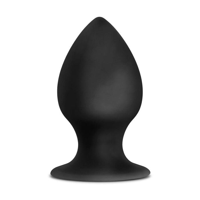 Adult Sex Toys 3.5" Long Black Silicone With Suction Cup Base Beginner's Anal Butt Plug