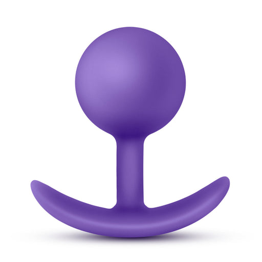 Adult Sex Toys 3.5" Long Purple Silicone Realistic Anal Butt Plug