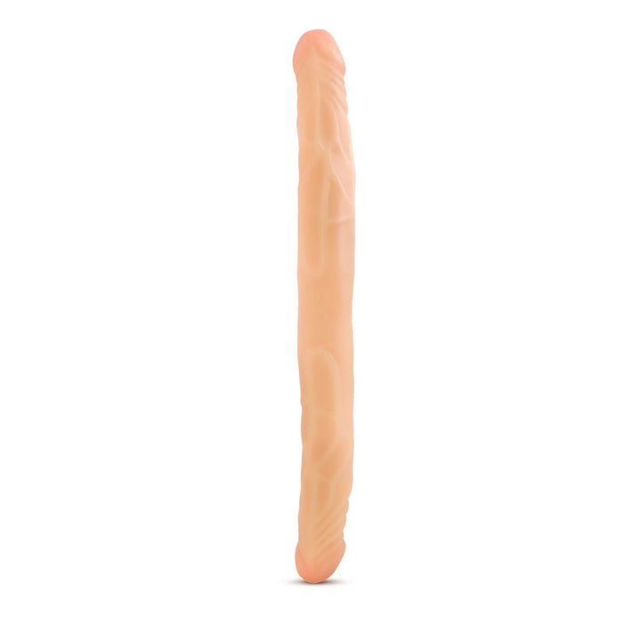 Eden 14" Long Beige Realistic Double Sided Dildo