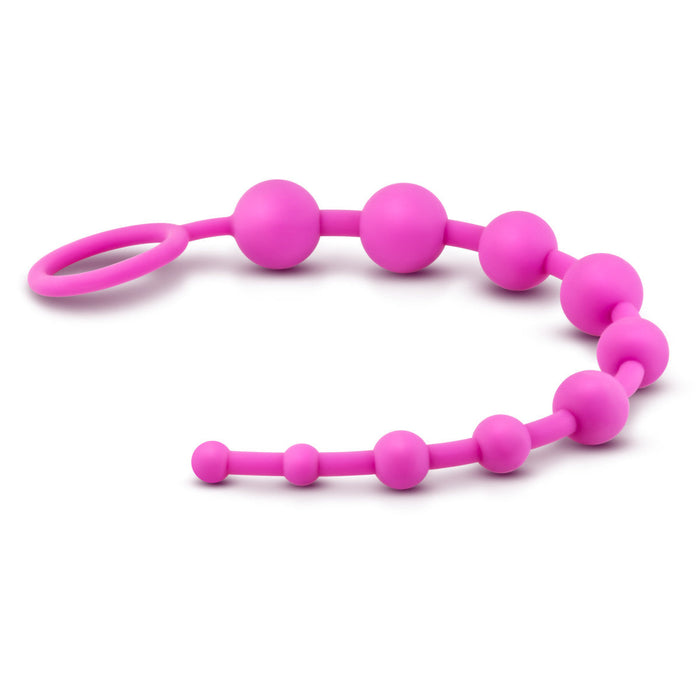 Eden 12.5" Long Pink Silicone Anal Beads