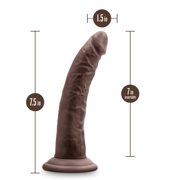 Eden 7.5" Long Realistic Dildo With Suction Cup Base