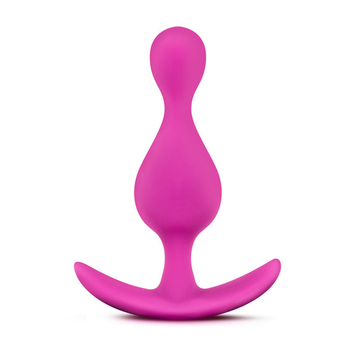 Adult Sex Toys 4.5" Long Pink Silicone Anal Butt Plug