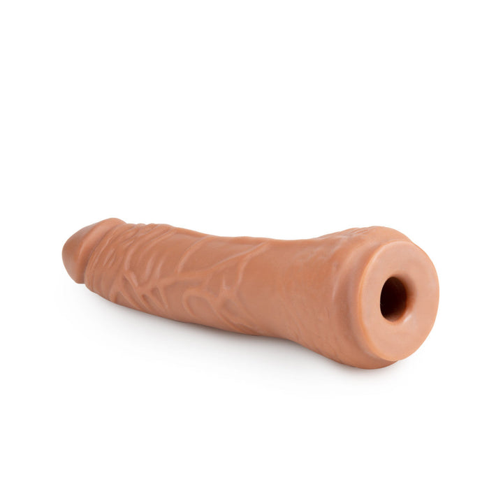 Eden 7.5" Long Beige Ridged Realistic Dildo