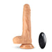 Adult Sex Toys Beige With Suction Cup Base Ridged Suction Realistic 10 Mode Vibrating Dildo With Suction Cup Base