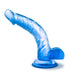 Adult Sex Toys 8.5" Long Blue Realistic Dildo