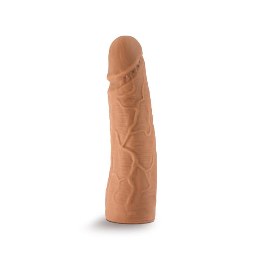 Adult Sex Toys 7" Long Beige Ridged Realistic Dildo