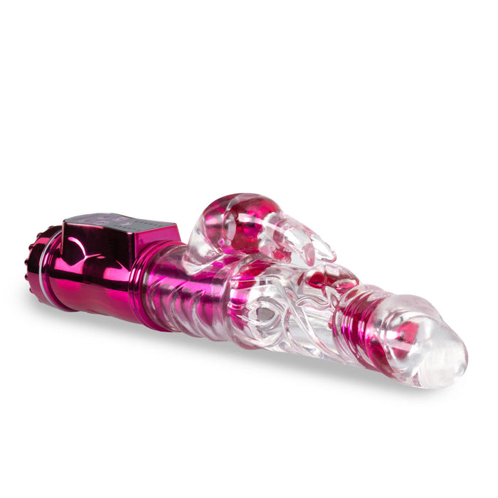 Eden 8.5" Long Pink Multi-Speed Gyrating Rabbit Vibrator