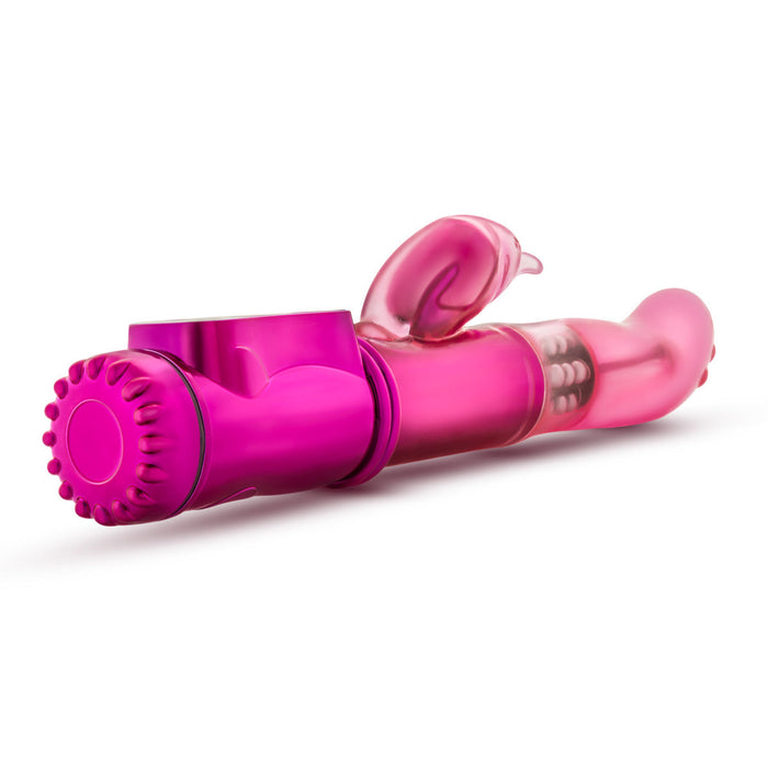 Eden 9" Long Pink Multi-Speed Gyrating & Rotating Rabbit Vibrator