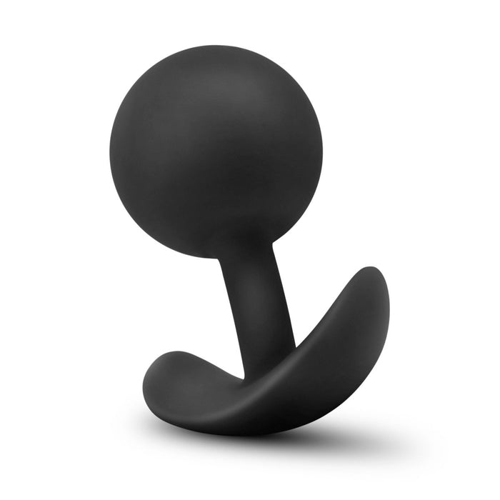 Eden 3.5" Long Black Silicone Motion Activated Anal Butt Plug