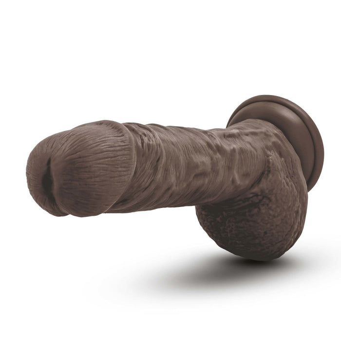 Eden 9" Long Rigid Realistic Dildo With Balls & Suction Cup Base