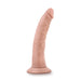 Adult Sex Toys 7" Long Beige Ridged Suction Realistic Dildo