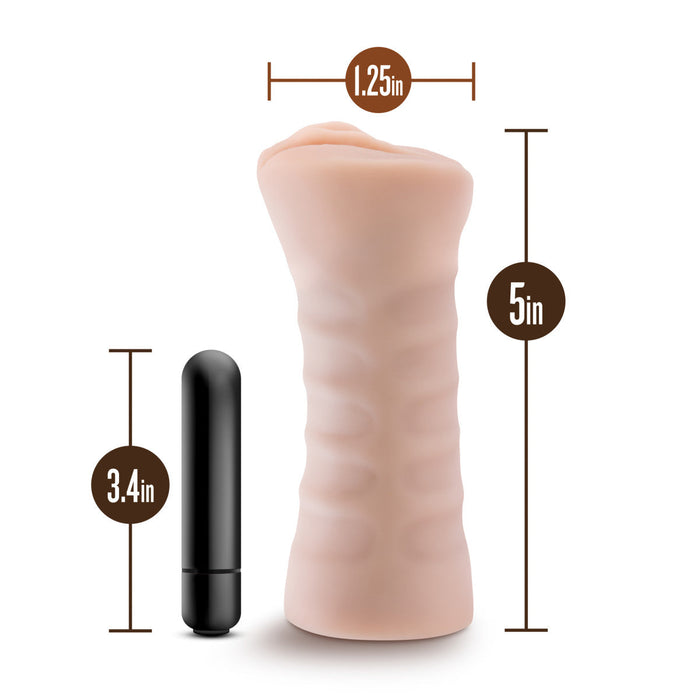 Eden Ultra Soft, Realistic & Lifelike Snug Pocket Pussy Vibrating Masturbator