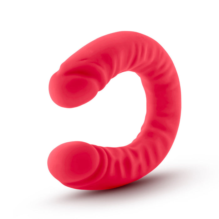 Eden 18" Long Red Silicone U-Shaped Double Sided Dildo