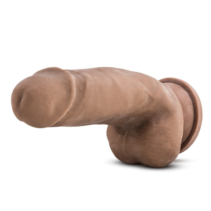 Eden 7" Long Brown Rigid Realistic Dildo With Balls & Suction Cup Base