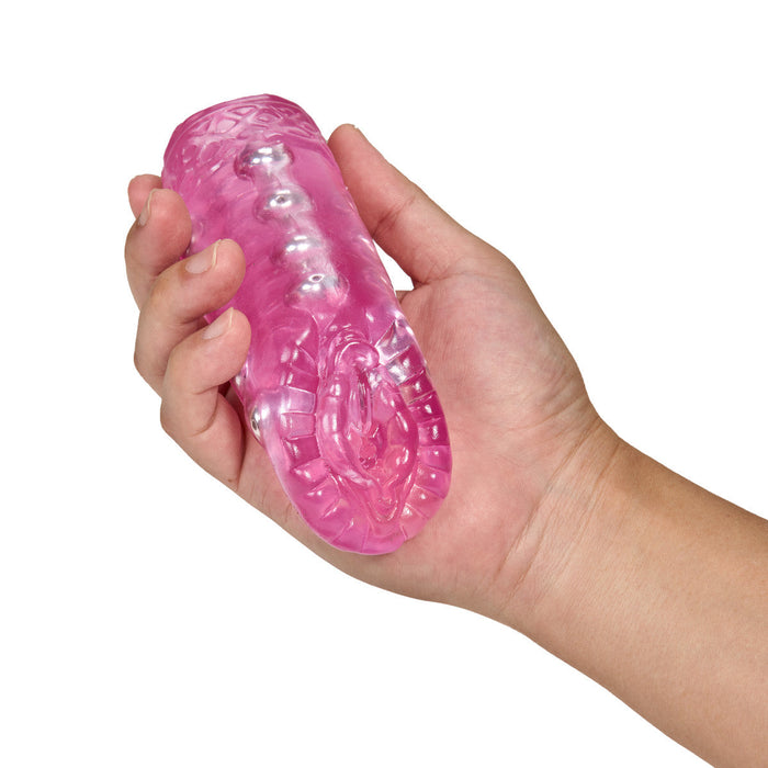 Eden Ultra Soft Pocket Pussy Masturbator With Massaging Pleasure Beads