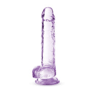 Adult Sex Toys 7" Long G Spot Dildo With Balls & Suction Cup Base