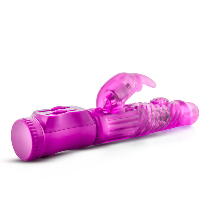 Eden 8.5" Long Pink Multi-Speed Gyrating & Rotating Rabbit Vibrator