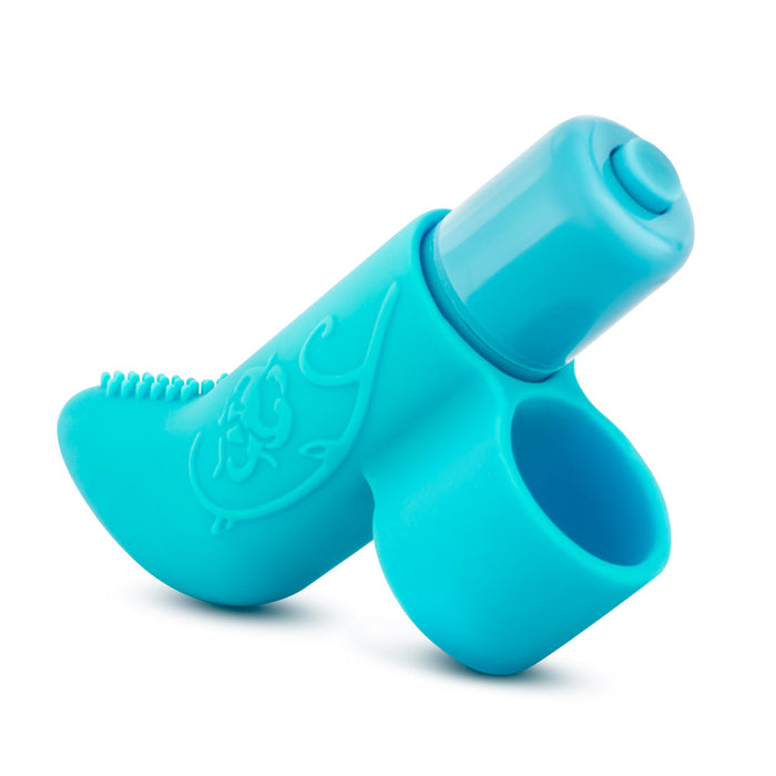 Eden 3.5" Long 7 Mode Blue Waterproof Finger Vibrator