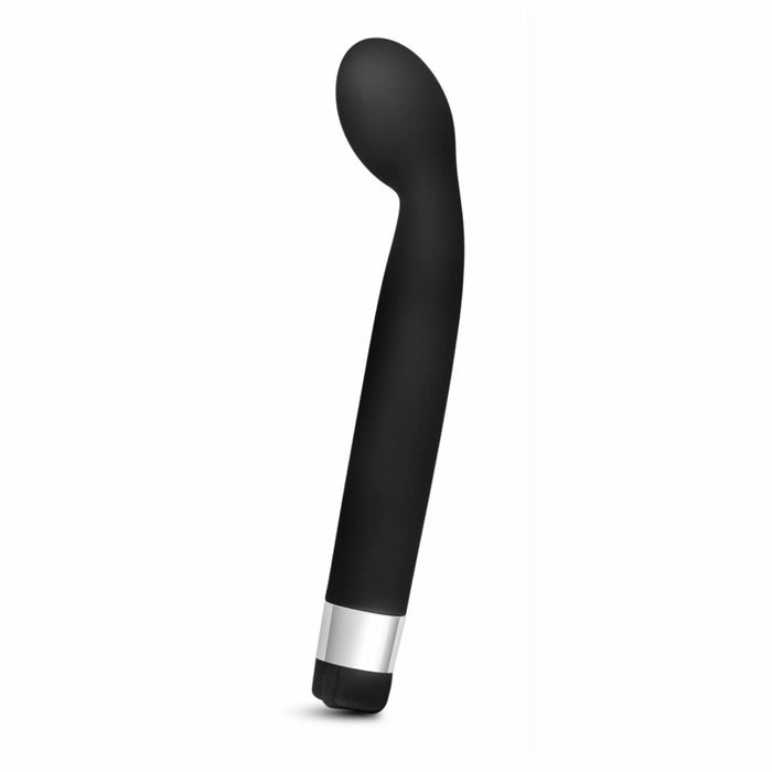 Eden 8.5" Long Curved Black Waterproof Vibrator