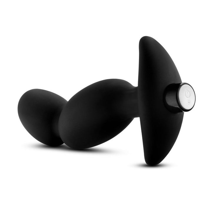 Eden 6.5" Long Black Silicone 10 Mode Anal Butt Plug