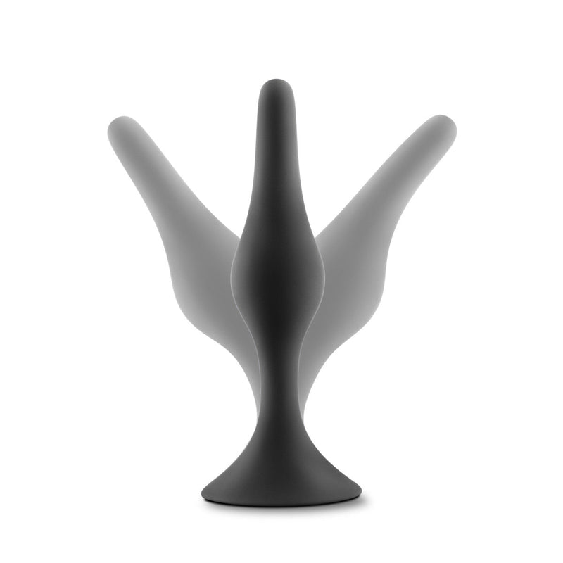 Eden Small Black Silicone Anal Butt Plug