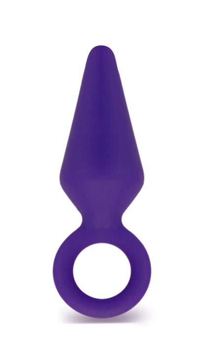 Adult Sex Toys 4.5" Long Purple Silicone Anal Butt Plug