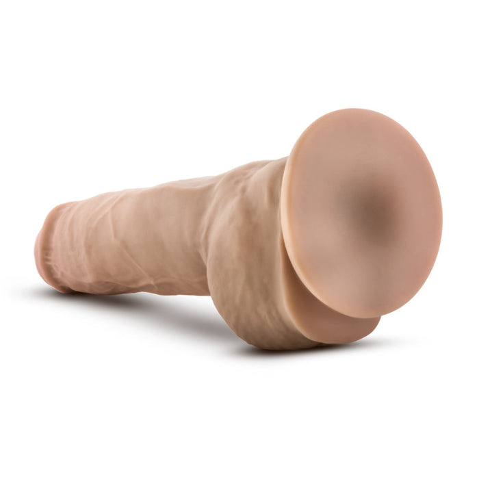 Eden 10" Long Beige Realistic Dildo With Balls & Suction Cup Base