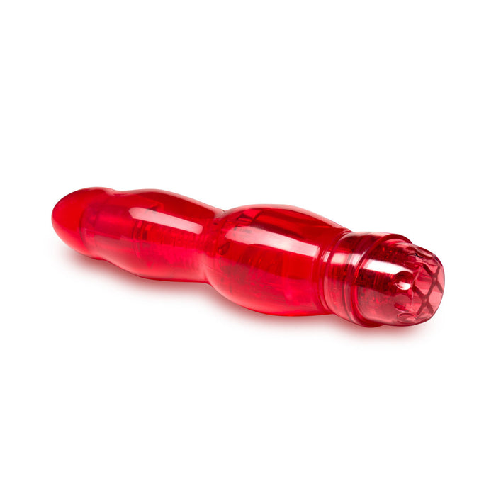 Eden Red Curved Adjustable Dildo