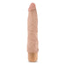 Adult Sex Toys 9" Long Beige Ridged Realistic 1 Mode Vibrating Dildo