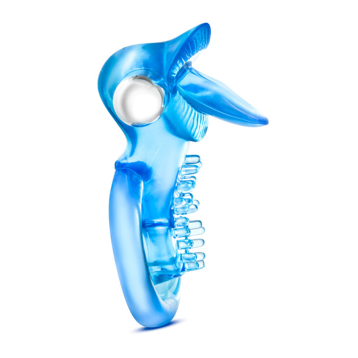 Eden 4" Long Blue 10 Mode Cock Ring