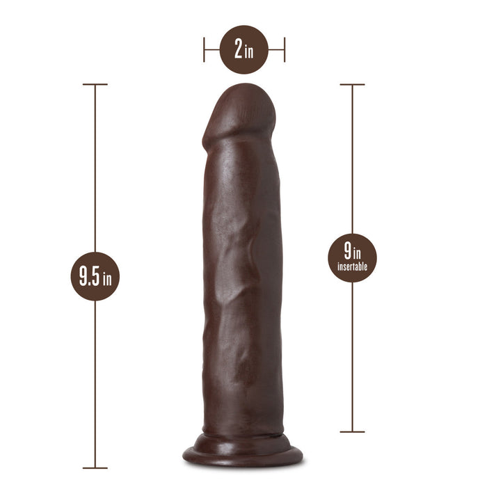 Eden 9.5" Long Realistic Dildo With Suction Cup Base