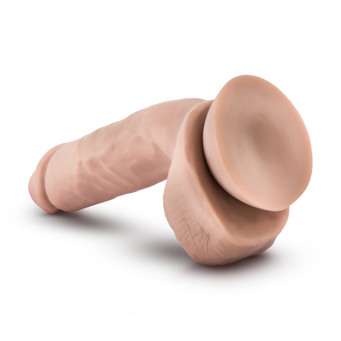 Eden 8.5" Long Brown Ridged Rigid Realistic Dildo With Suction Cup Base