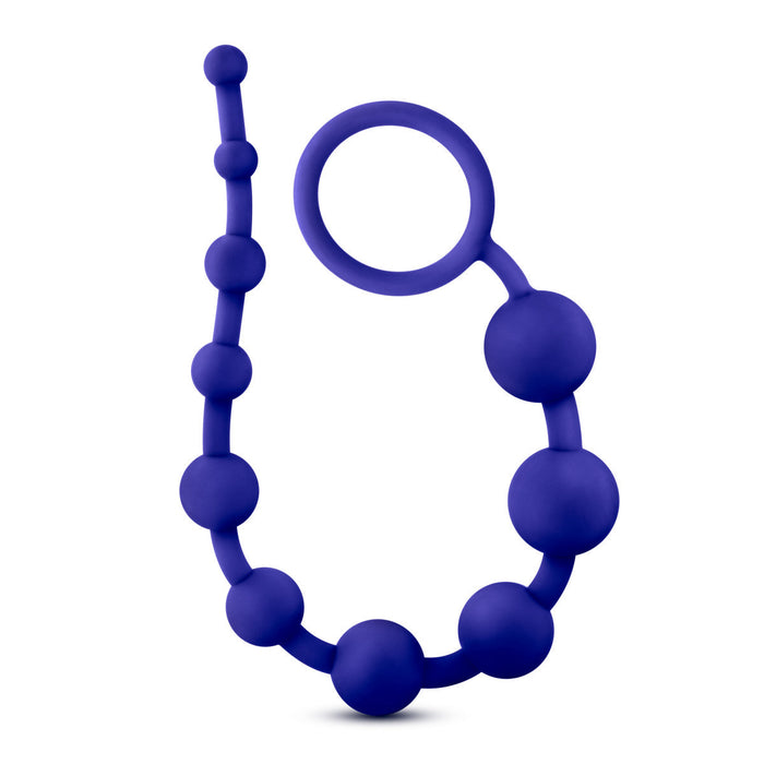 Eden 12.5" Long Purple Silicone Anal Beads