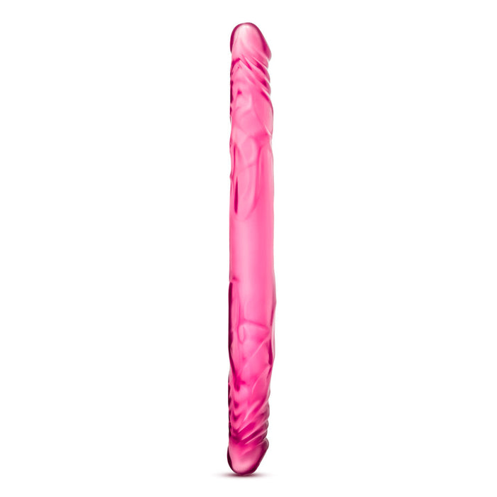 Eden 14" Long Pink Realistic Double Sided Dildo