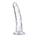 Adult Sex Toys 7.5" Long Clear Ridged Realistic Dildo With Suction Cup Base