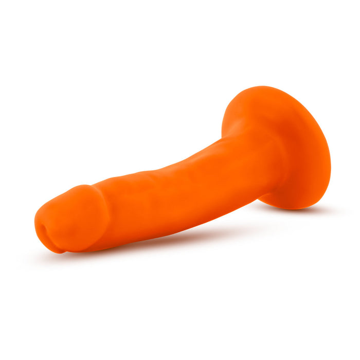 Eden 6" Long Orange Realistic Dildo With Suction Cup Base