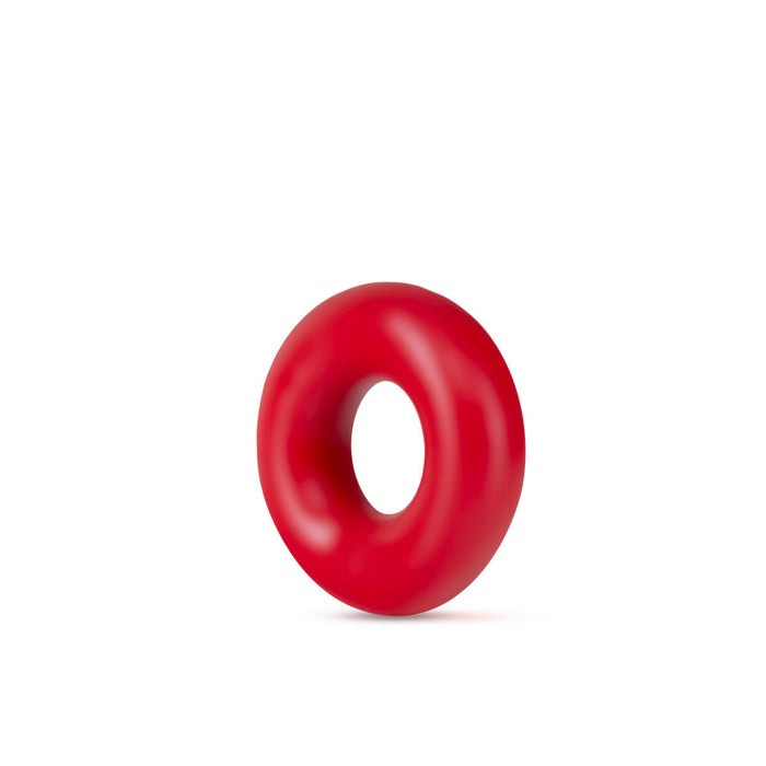 Eden Soft & Stretchy Red Oversized Donut Cock Rings (Set of 2)