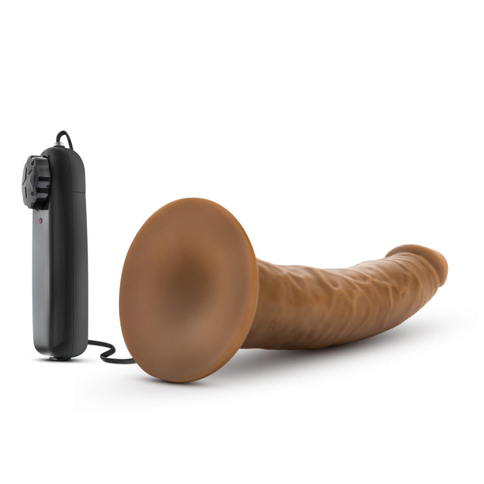 Eden 7.5" Long Beige Realistic Multi-Speed Vibrating Dildo With Suction Cup Base