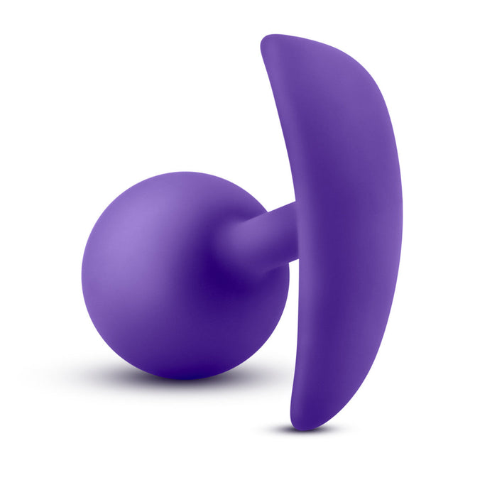 Eden 3.5" Long Purple Silicone Motion Activated Anal Butt Plug