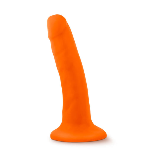 Adult Sex Toys 6" Long Orange Realistic Dildo With Suction Cup Base